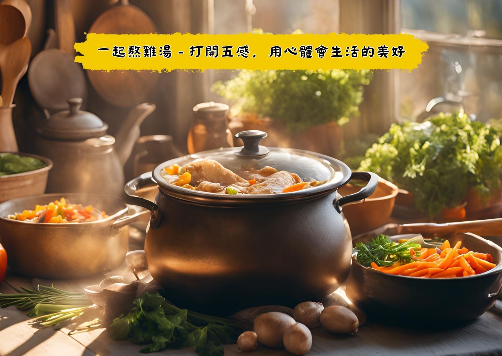 一起熬雞湯,尋找人生新方向 一起熬雞湯,尋找人生新方向